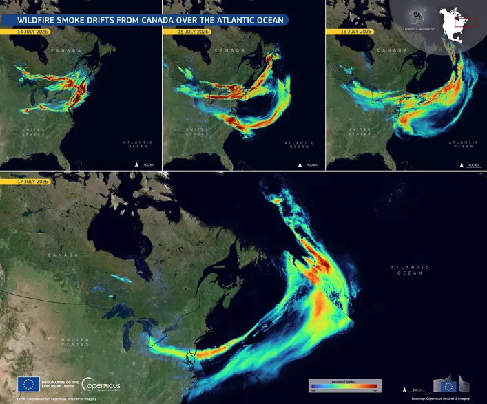 Canadian smoke July 2026