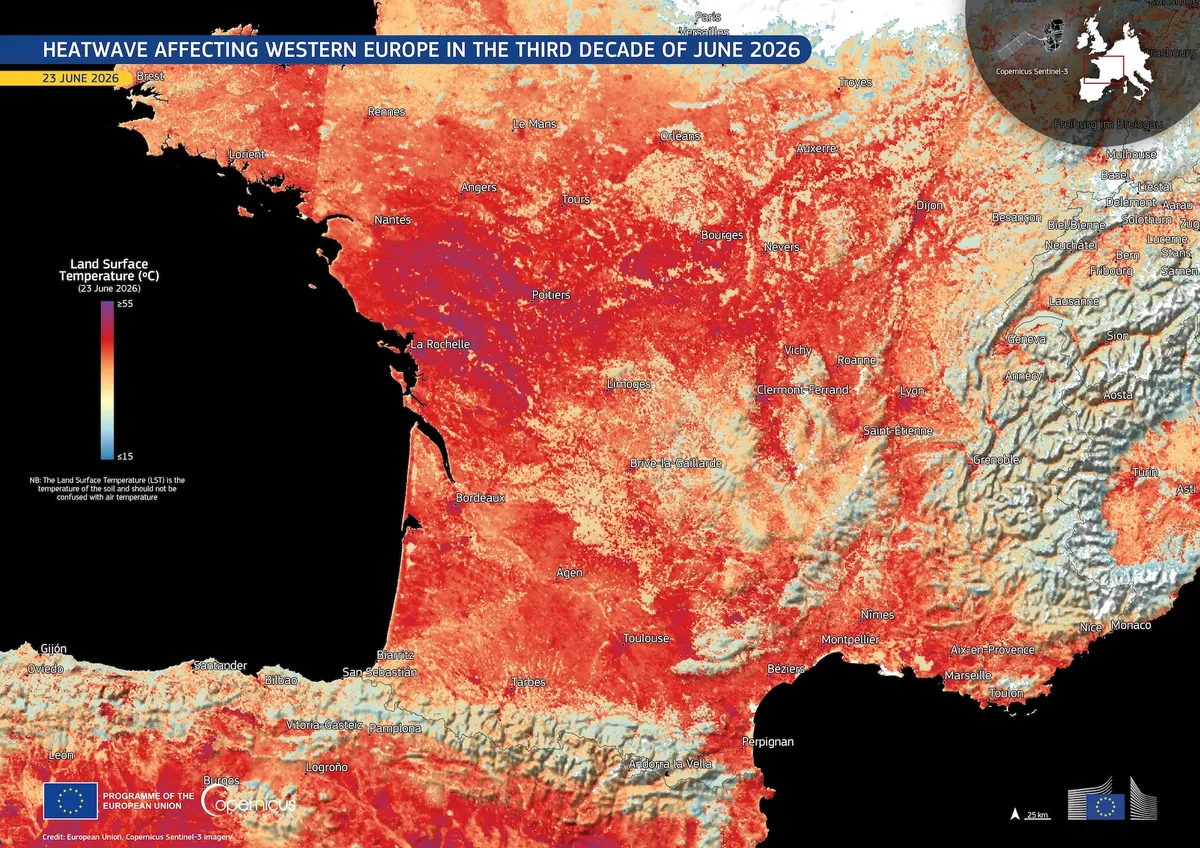 Heatwave June 23 2026
