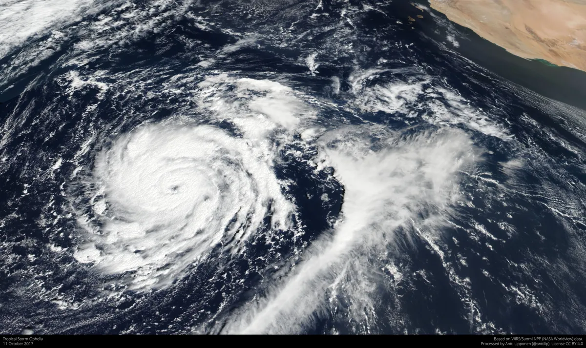 Tropical storm Ophelia
